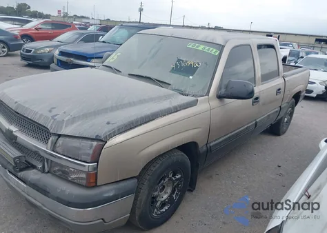 2005 Chevrolet Silverado 1500 Ls из США, поврежденный, VIN 2GCEC13T151315376